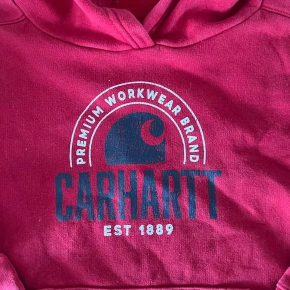 Carhartt Kids Red Hoodie - Picture 3 of 6
